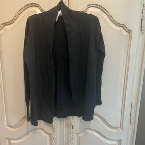 Gap Women's Black Open Front Sweater